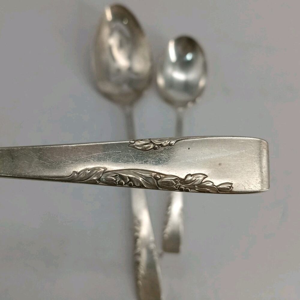 3X Proposal Serving Spoons Silverplate 1881 Rogers Oneida Ltd 1954 Vintage